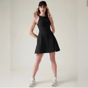 Nwot Athleta Conscious Dress Medium Black